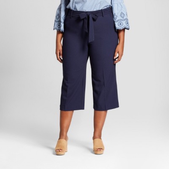 Ava & Viv Pants - Ava & Viv Wide Leg Crop Pants Plus New